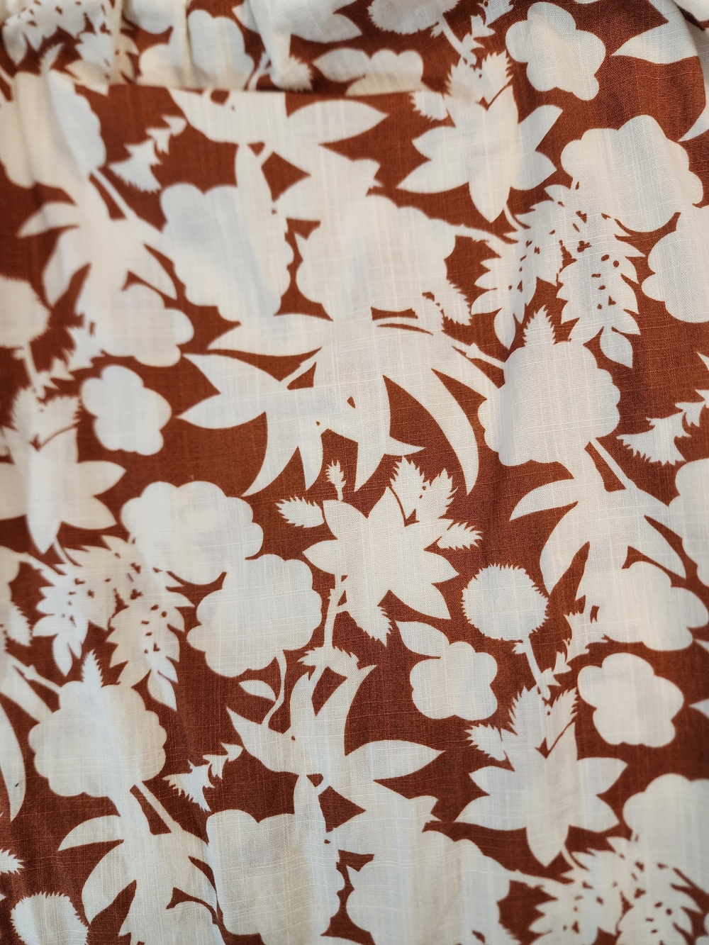 Universal Thread Brown & Cream Floral Maxi Skirt - Picture 4 of 5